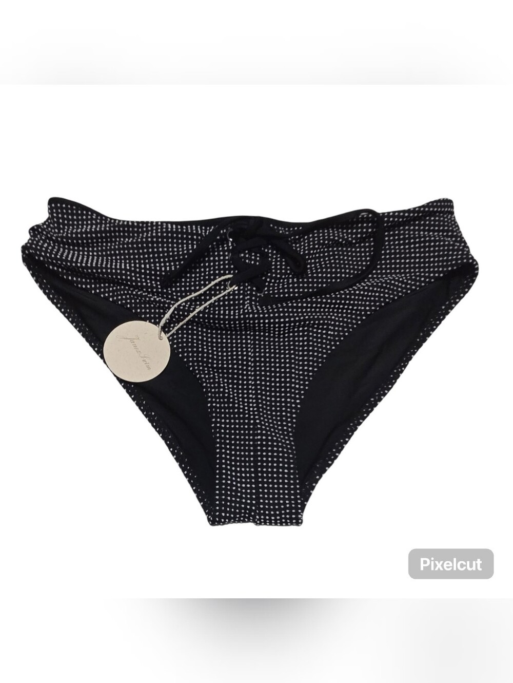 JaneX Polka Dot Bikini Bottom Swim Pool Goth Retro Resortwear Beach Size L